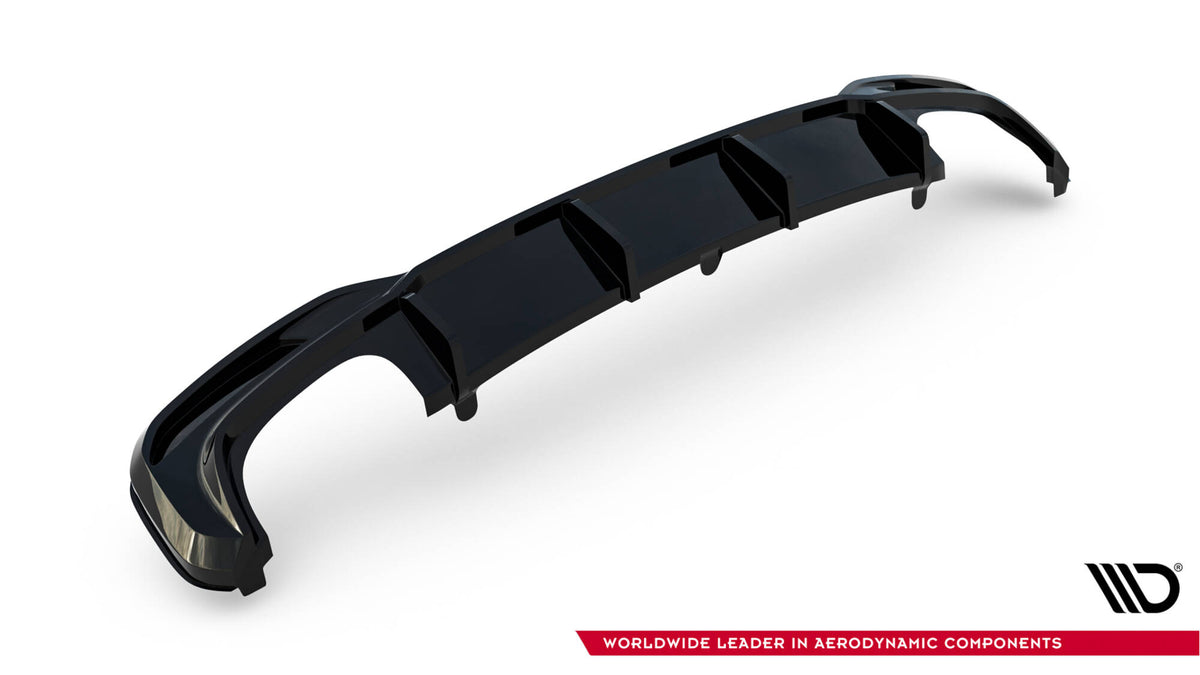 Diffusor Heck Ansatz passend für BMW M550i / 5 M-Paket Limousine / Touring  G30 / G31 – Ansicht 6