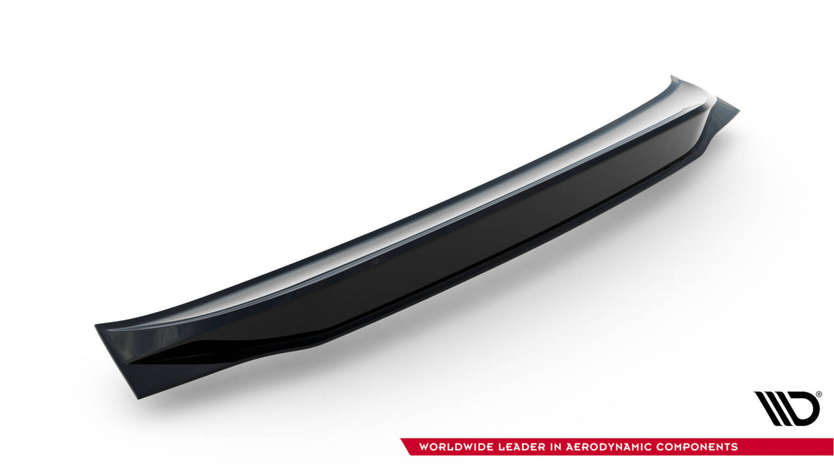 Niedriger Heckspoiler Lippe 3D Porsche Macan GTS / Standard / T Mk1 Facelift 2 schwarz Hochglanz – Ansicht 7