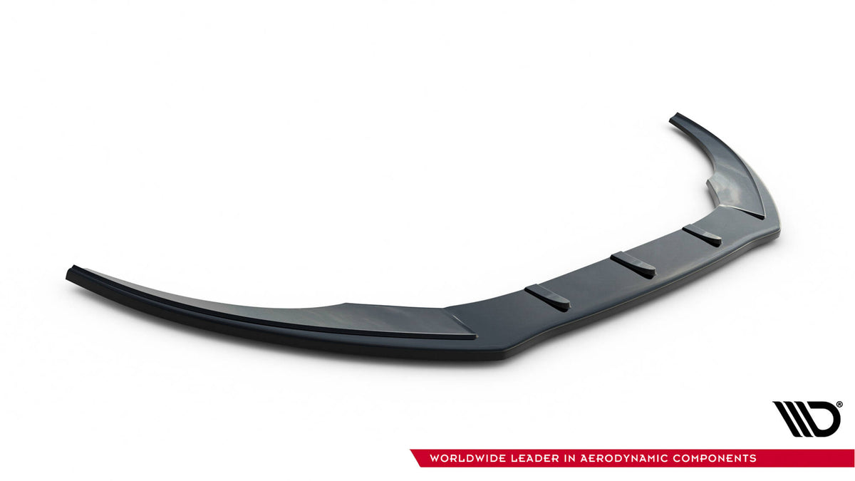 Street+ Spoilerlippe Front Ansatz V.1 passend für Audi S6 / A6 S-Line C7 schwarz Hochglanz – Ansicht 5