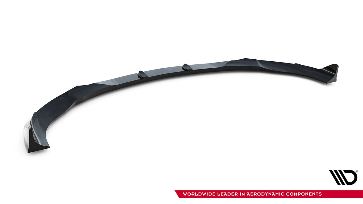 Street+ Spoilerlippe Front Ansatz V.2 passend für Mercedes-AMG CLE 53 C236 schwarz Hochglanz – Ansicht 6