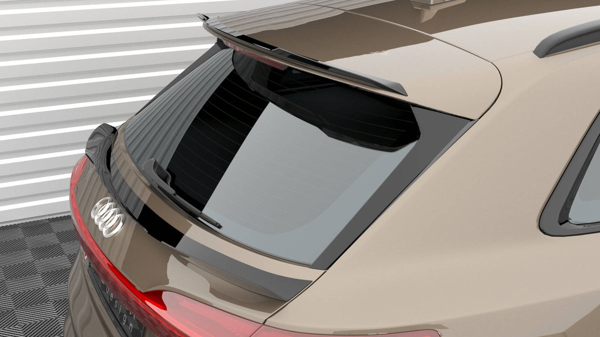 Niedriger Heckspoiler Lippe Audi e-tron schwarz Hochglanz – Ansicht 8