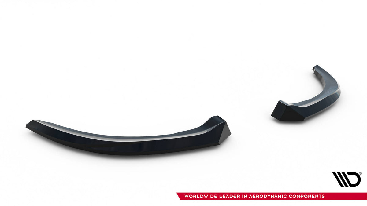 Heck Ansatz Flaps Diffusor V.3 passend für Ford Focus ST Mk3 Facelift schwarz Hochglanz – Ansicht 5