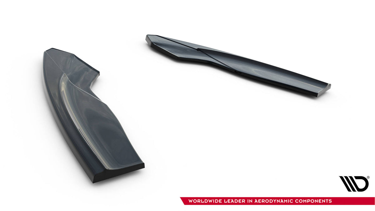 Heck Ansatz Flaps Diffusor V.2 passend für Ford Focus ST Mk2 FL schwarz Hochglanz – Ansicht 6