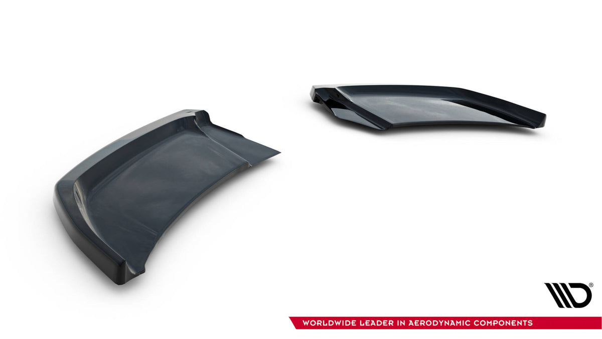 Heck Ansatz Flaps Diffusor V.2 passend für Audi A1 S-Line GB schwarz Hochglanz – Ansicht 7