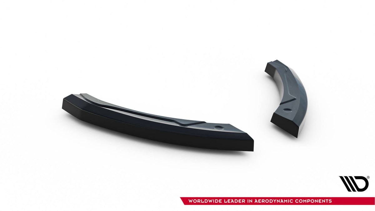 Heck Ansatz Flaps Diffusor passend für RENAULT MEGANE 3 RS schwarz Hochglanz – Ansicht 6