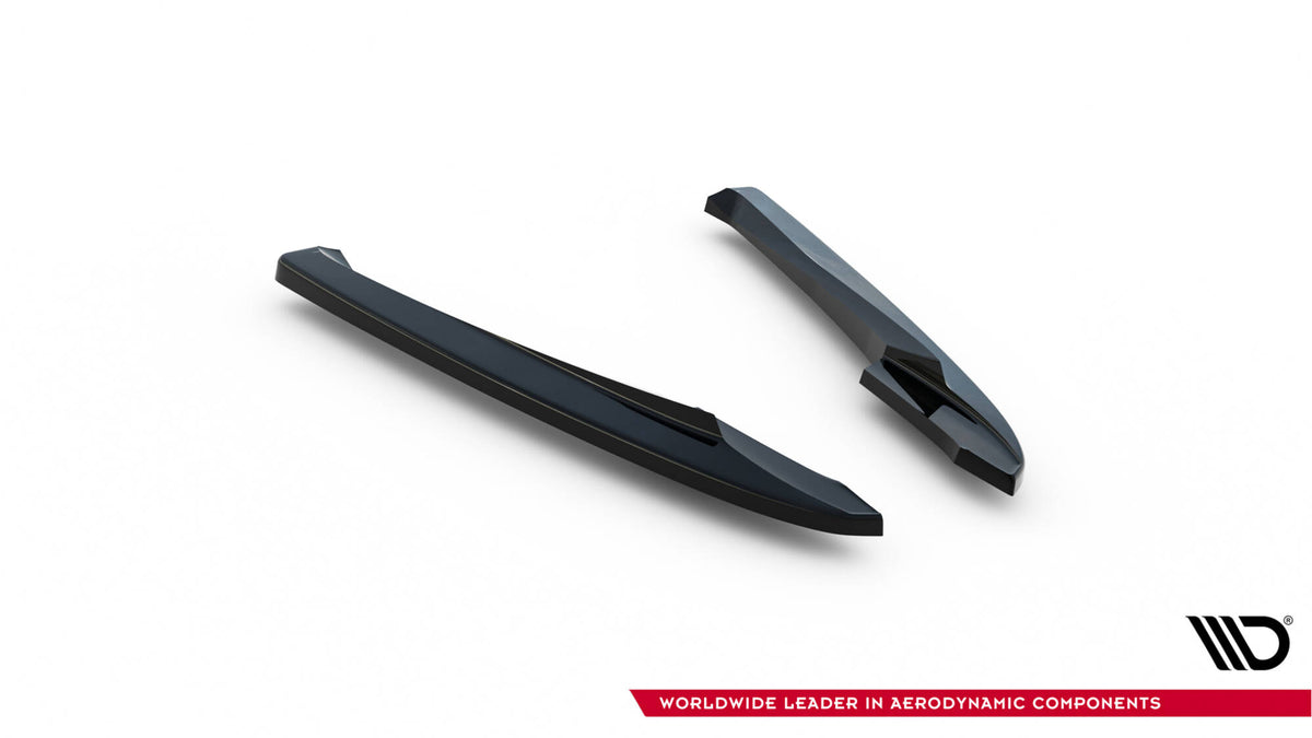 Heck Ansatz Flaps Diffusor V.2 passend für Audi A4 B8 schwarz Hochglanz – Ansicht 5