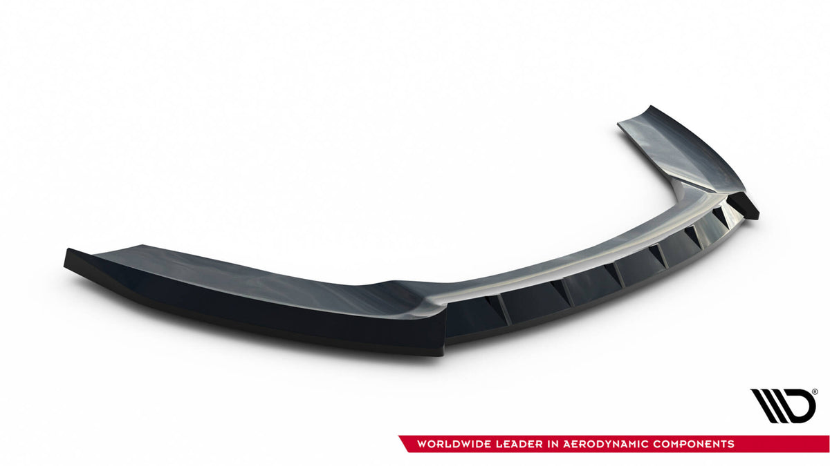 Street+ Spoilerlippe Front Ansatz V.6 passend für Ford Fiesta ST Mk7 Facelift schwarz Hochglanz – Ansicht 5