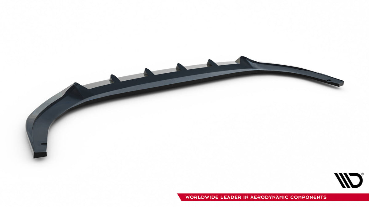 Street+ Spoilerlippe Front Ansatz V.2 passend für VW Golf GTI / GTE / R-Line Mk8 Facelift schwarz Hochglanz – Ansicht 6