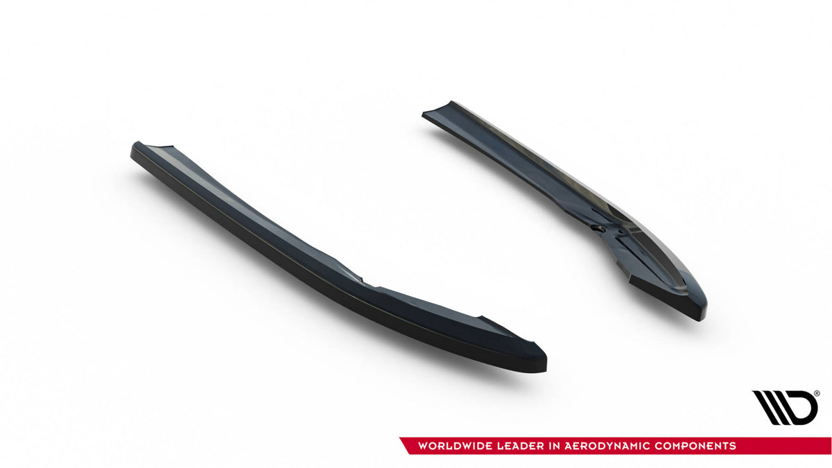 Heck Ansatz Flaps Diffusor passend für Audi S8 D5 Facelift schwarz Hochglanz – Ansicht 5