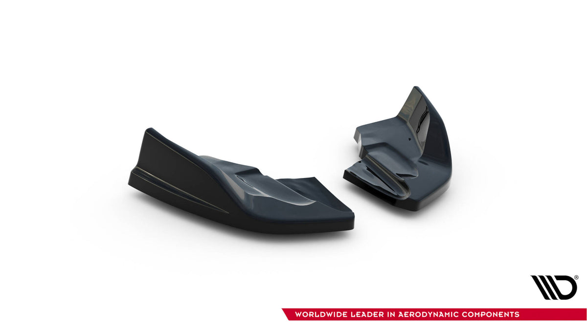 Heck Ansatz Flaps Diffusor V.2 passend für Ford Fiesta ST Mk7 Facelift schwarz Hochglanz – Ansicht 5