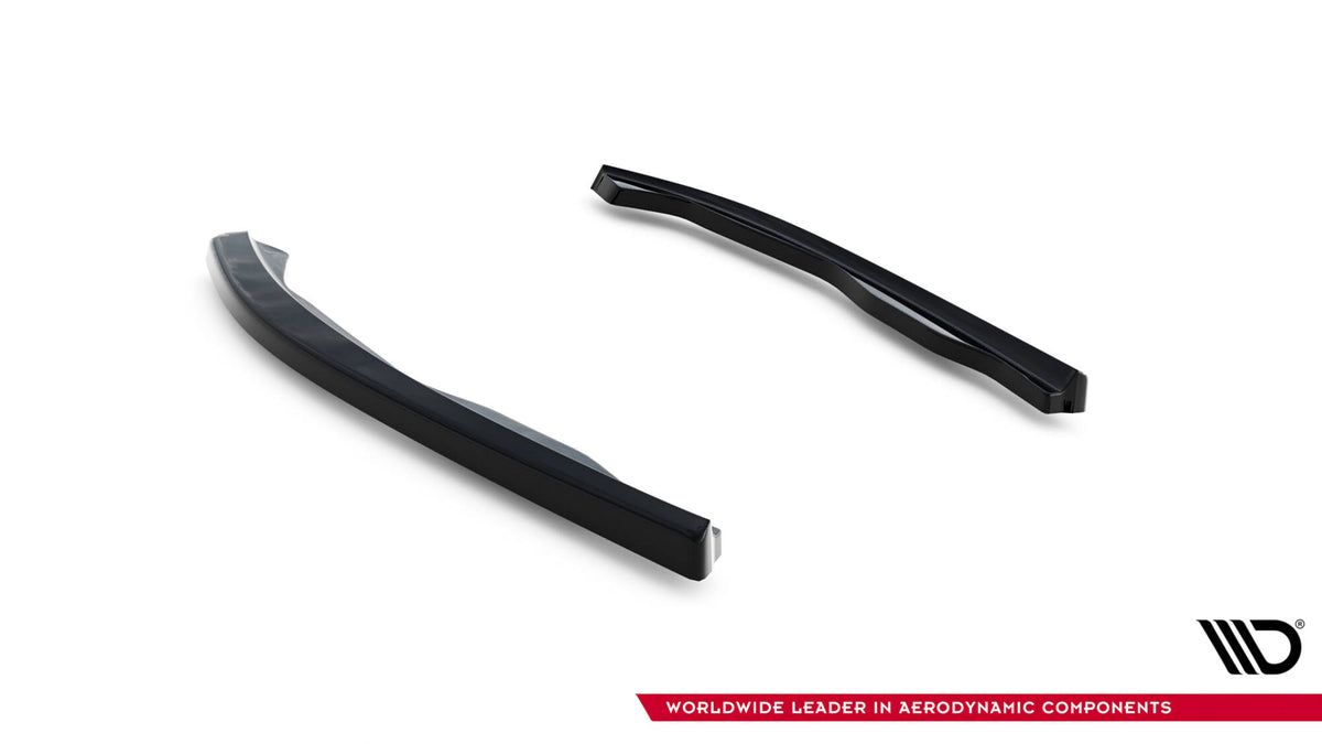 Heck Ansatz Flaps Diffusor passend für Renault Laguna Hatchback GT Mk3 schwarz Hochglanz – Ansicht 5