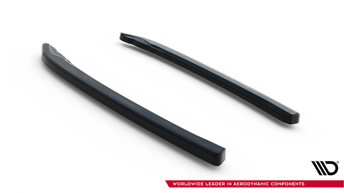 Heck Ansatz Flaps Diffusor V.2 passend für Skoda Superb Liftback / Combi Mk3 schwarz Hochglanz – Ansicht 6