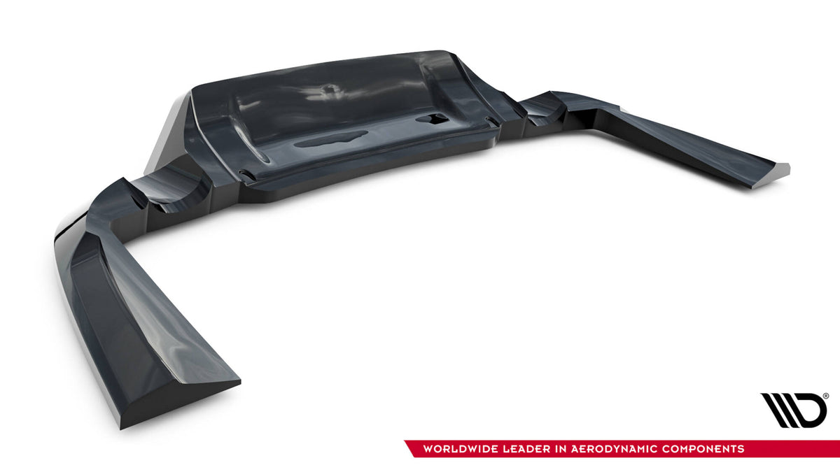 Street+ Mittlerer Diffusor RACE passend für Land Rover Range Rover Sport Mk2 schwarz Hochglanz – Ansicht 7
