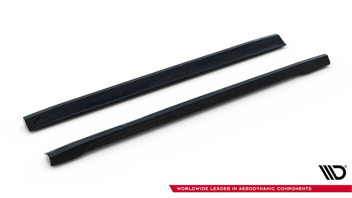Street+ Seitenschweller Leisten passend für Volvo XC60 Mk2 schwarz Hochglanz – Ansicht 5