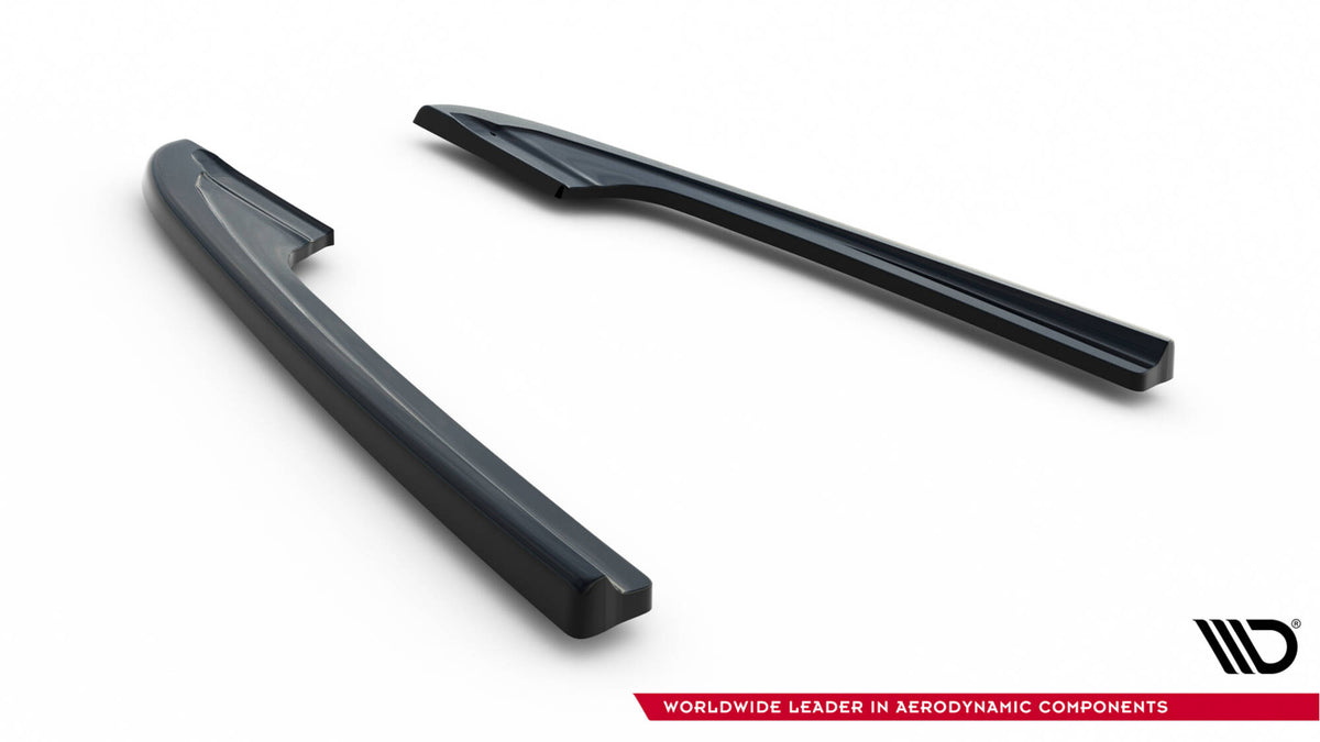 Heck Ansatz Flaps Diffusor V.2 passend für Audi RS6 C7 / C7 Facelift schwarz Hochglanz – Ansicht 6