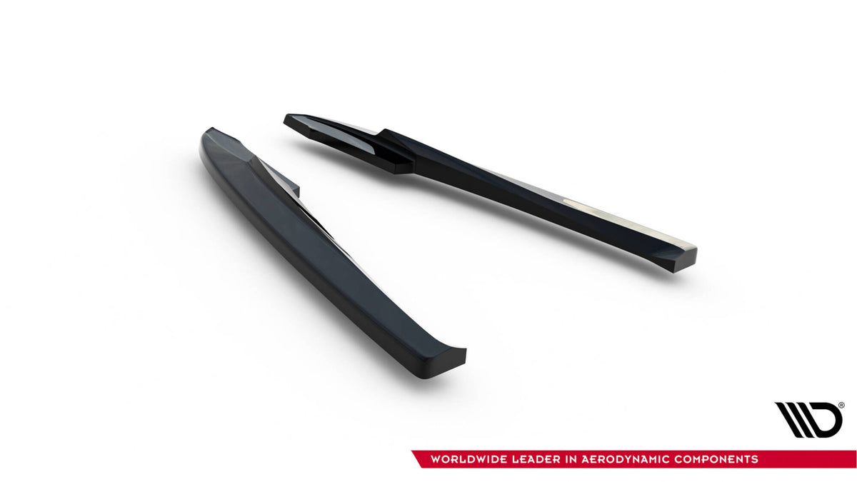 Heck Ansatz Flaps Diffusor V.2 passend für Audi A4 B8 schwarz Hochglanz – Ansicht 6