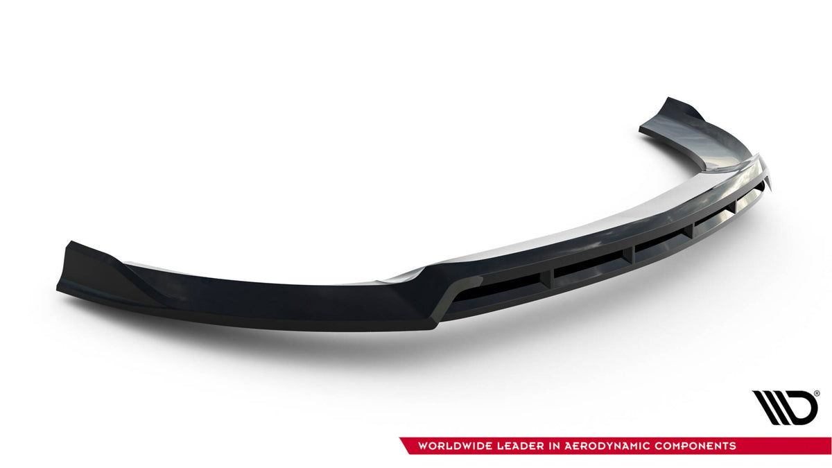 Street+ Spoilerlippe Front Ansatz V.6 passend für Mercedes-Benz V-Klasse AMG-Line W447 Facelift schwarz Hochglanz – Ansicht 5