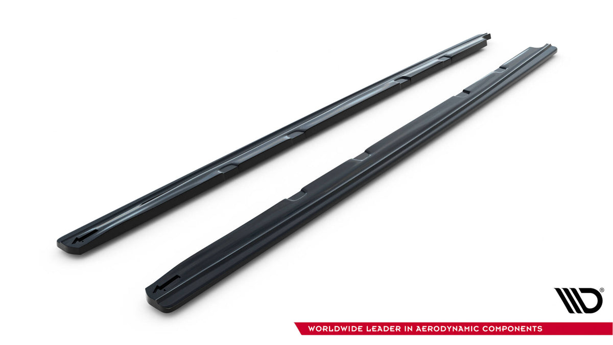 Street+ Seitenschweller Leisten V.2 passend für Seat Leon Mk3 Cupra/ FR Facelift schwarz Hochglanz – Ansicht 6