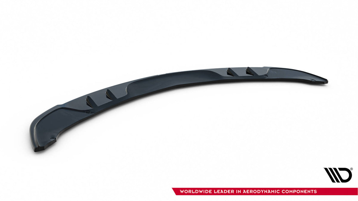 Street+ Spoilerlippe Front Ansatz V.1 passend für BMW 3er Limousine / Touring M-Paket E90 / E91 Facelift schwarz Hochglanz – Ansicht 6
