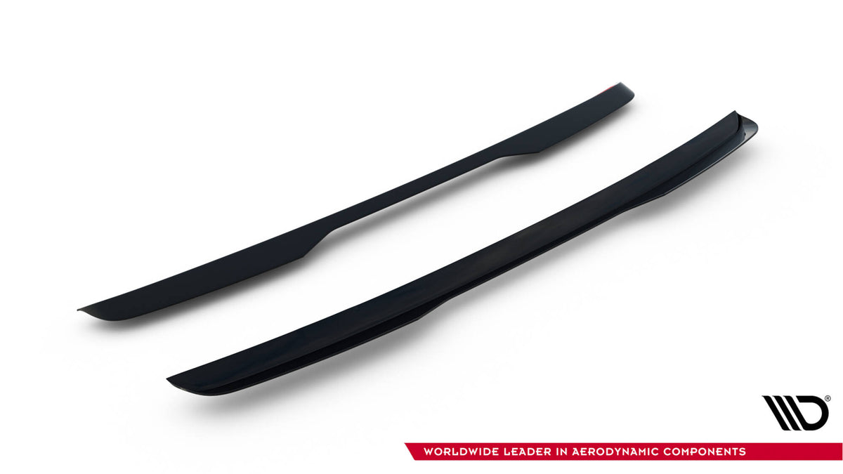 Heckspoiler Lippe Ford Tourneo Courier Mk2 schwarz Hochglanz – Ansicht 5