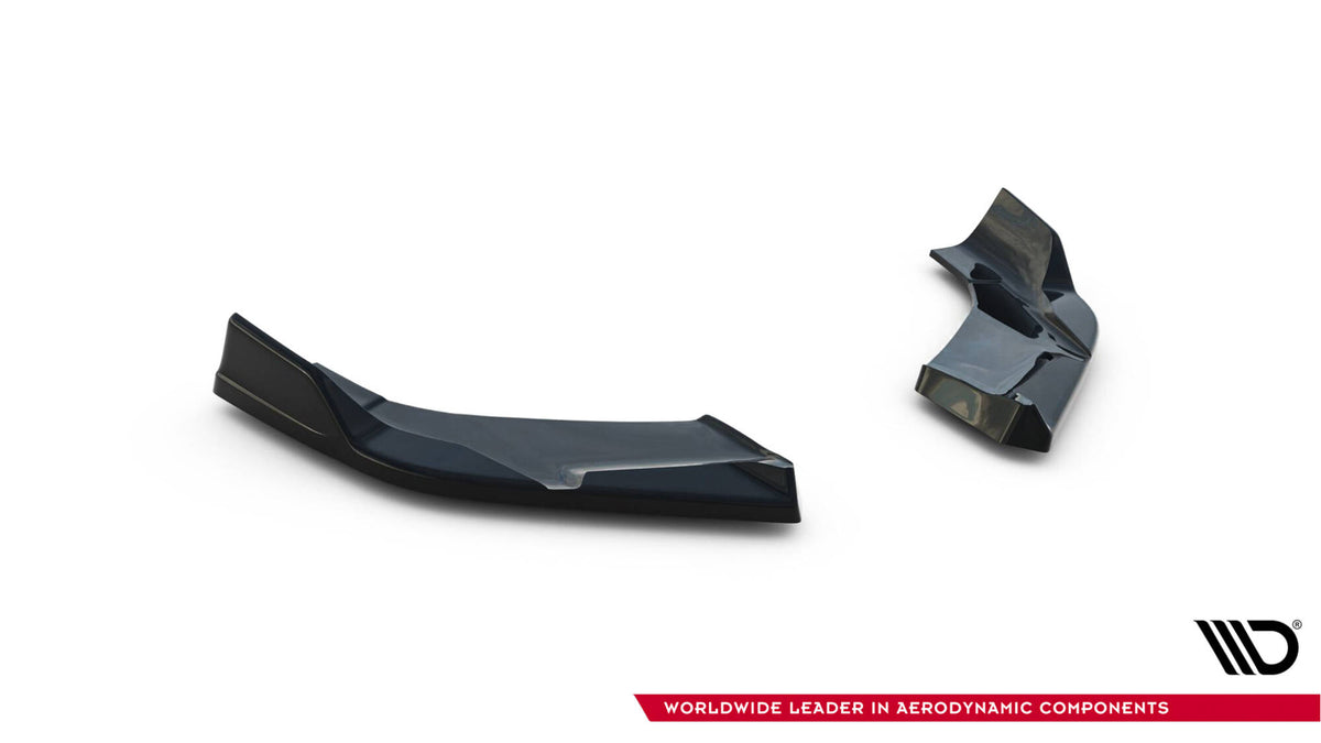 Heck Ansatz Flaps Diffusor V.6 passend für Hyundai I30 N Hatchback Mk3 Facelift schwarz Hochglanz – Ansicht 5