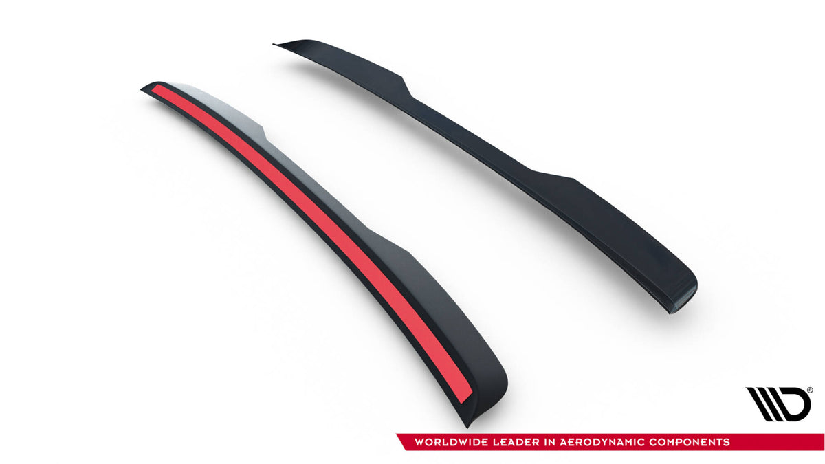 Heckspoiler Lippe Ford Tourneo Courier Mk2 schwarz Hochglanz – Ansicht 6
