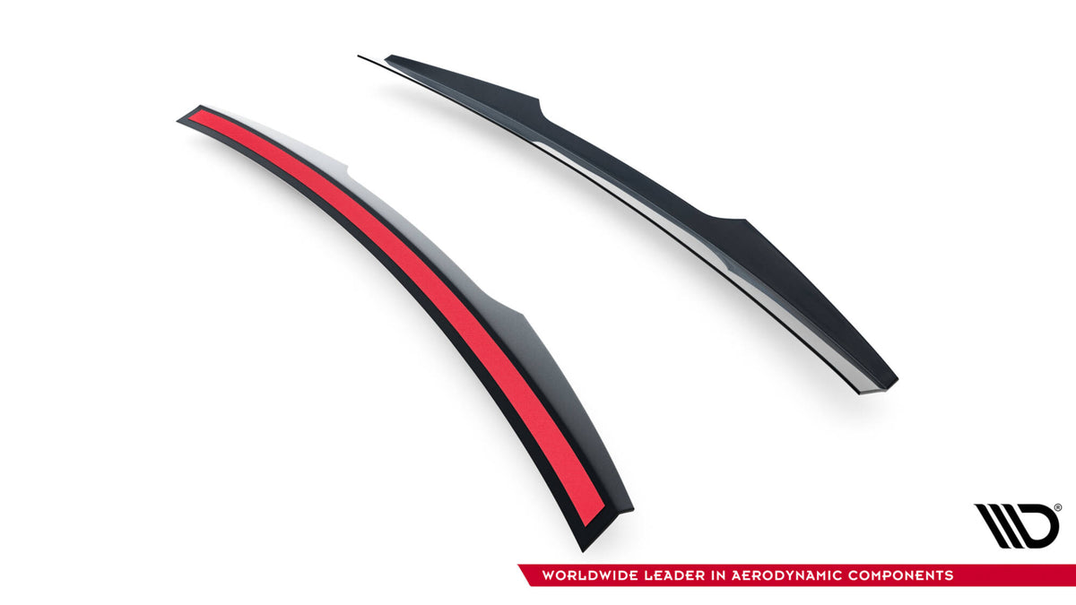 Heckspoiler Lippe Ford Fiesta ST / ST-Line Mk8 / Mk8 Facelift (Für Spoiler FO-FI-8-ST-FH1FP) schwarz Hochglanz – Ansicht 5
