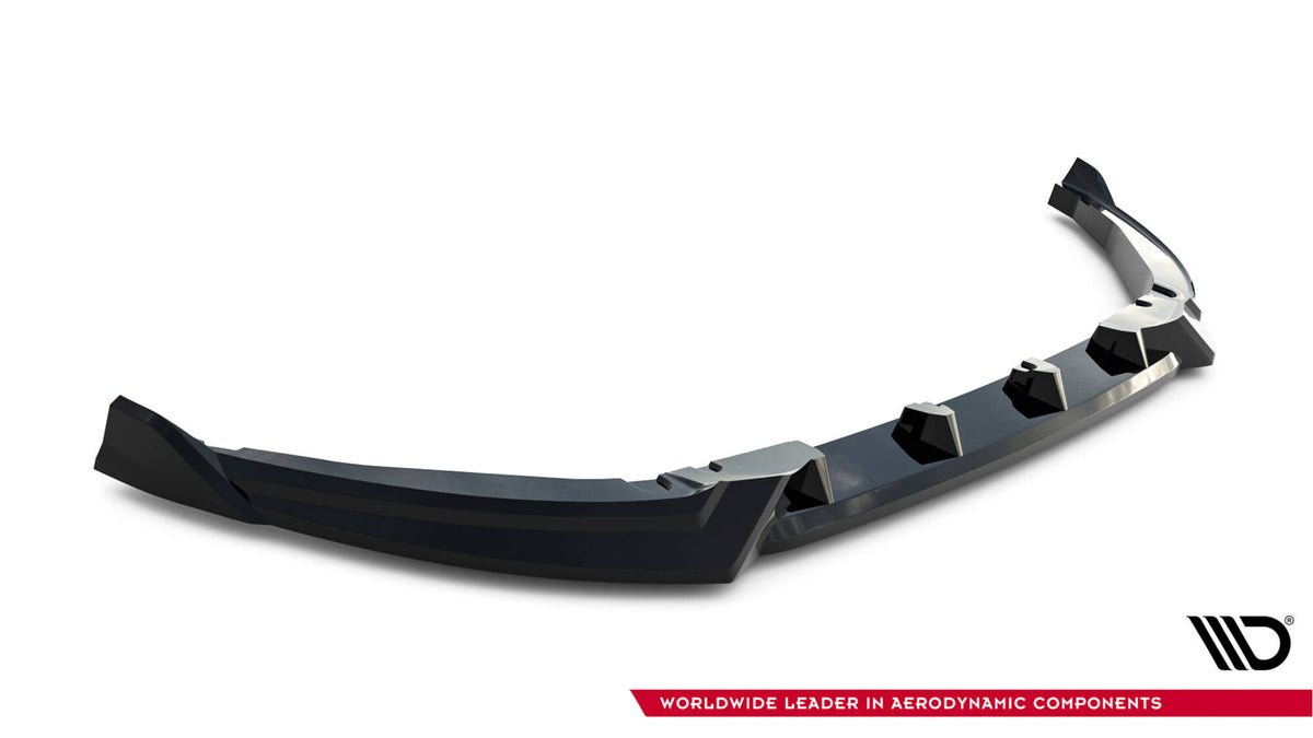 Street+ Spoilerlippe Front Ansatz passend für Abarth 500e schwarz Hochglanz – Ansicht 5