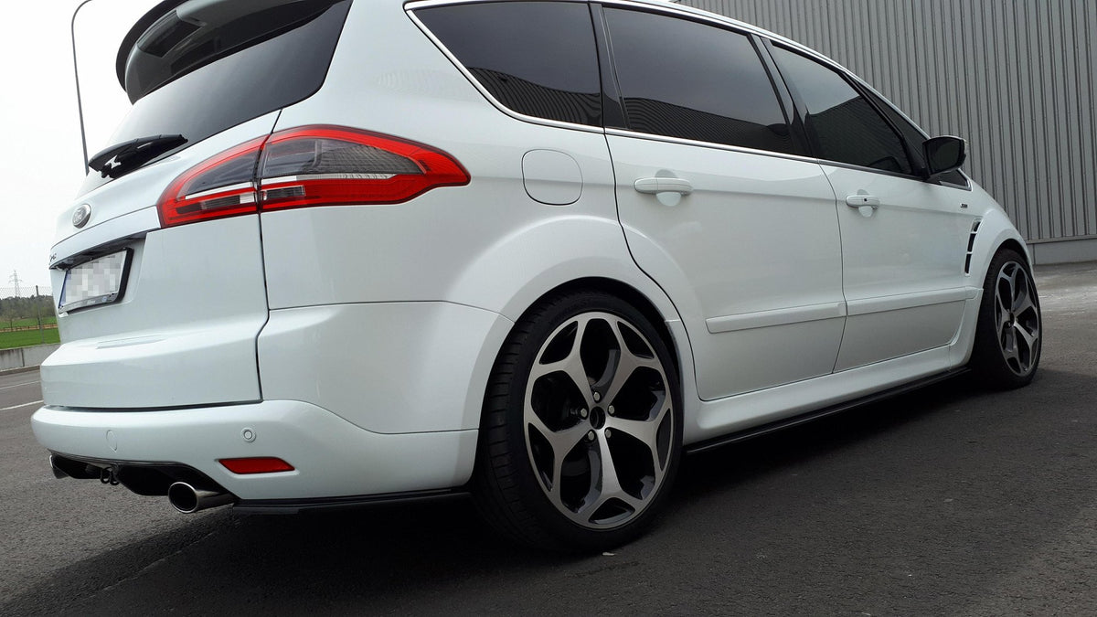 Street+ Seitenschweller Leisten passend für Ford S-Max Titanium Mk1 Facelift schwarz Hochglanz – Ansicht 3
