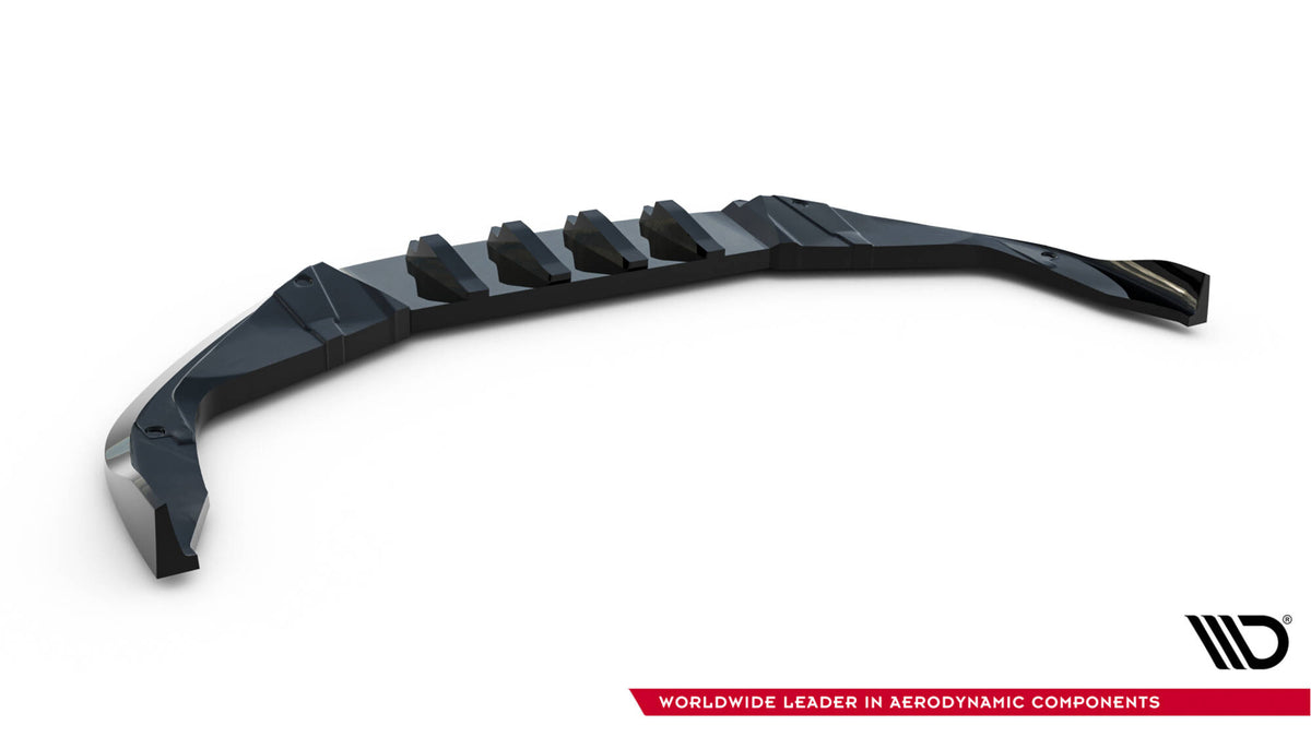Street+ Spoilerlippe Front Ansatz passend für V.2 Porsche 718 Cayman GTS 982c / 718 Boxster GTS 982  schwarz Hochglanz – Ansicht 7