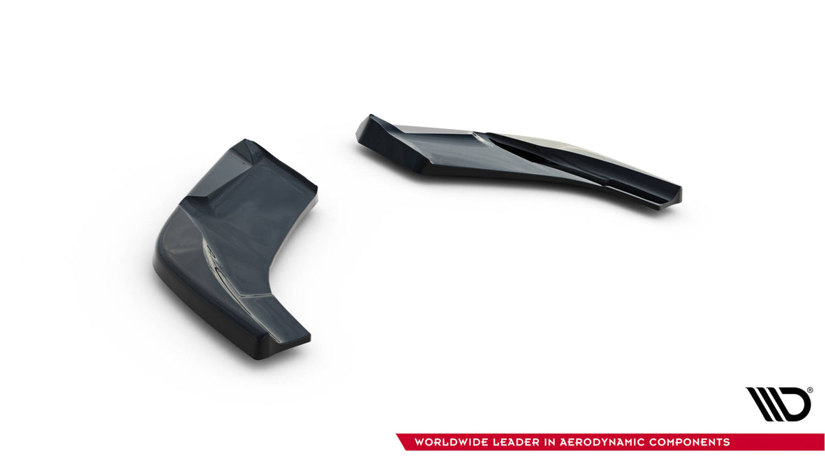 Heck Ansatz Flaps Diffusor V.5 passend für Hyundai I30 N Hatchback Mk3 Facelift schwarz Hochglanz – Ansicht 6