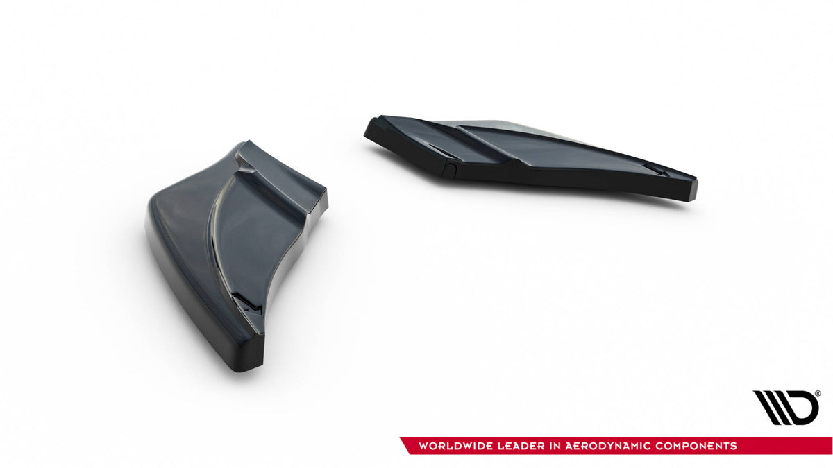 Heck Ansatz Flaps Diffusor passend für v.2 VW GOLF 7 R schwarz Hochglanz – Ansicht 6