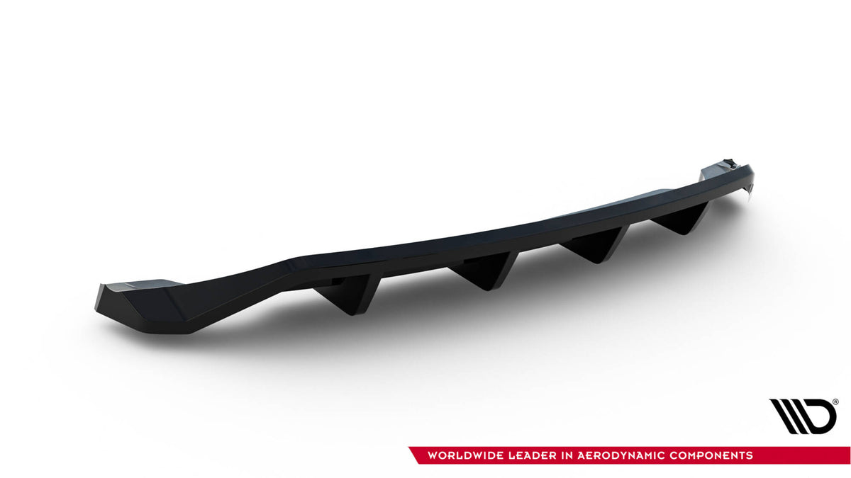 Street+ Mittlerer Diffusor RACE passend für Mazda 6 Limousine Mk3 Facelift schwarz Hochglanz – Ansicht 5