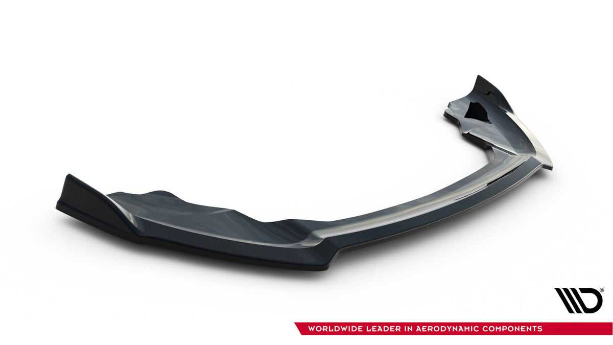 Street+ Spoilerlippe Front Ansatz V.5 passend für Ford Fiesta ST Mk7 Facelift schwarz Hochglanz – Ansicht 6