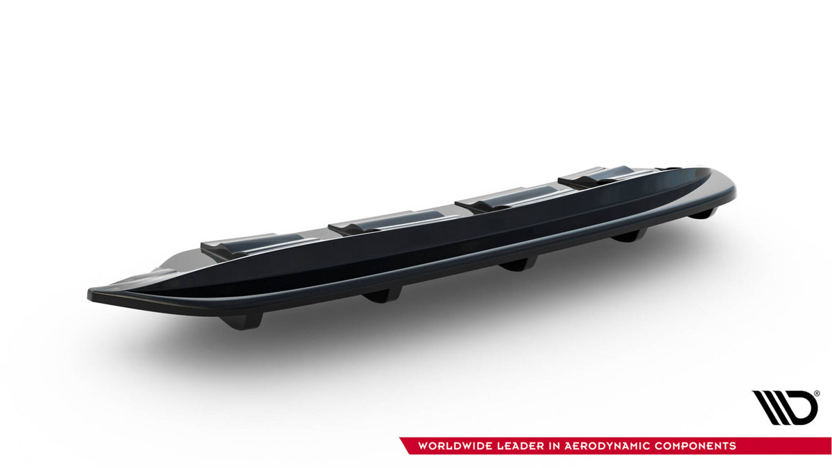 Street+ Mittlerer Diffusor RACE passend für Lexus Rc Mk1 schwarz Hochglanz – Ansicht 7