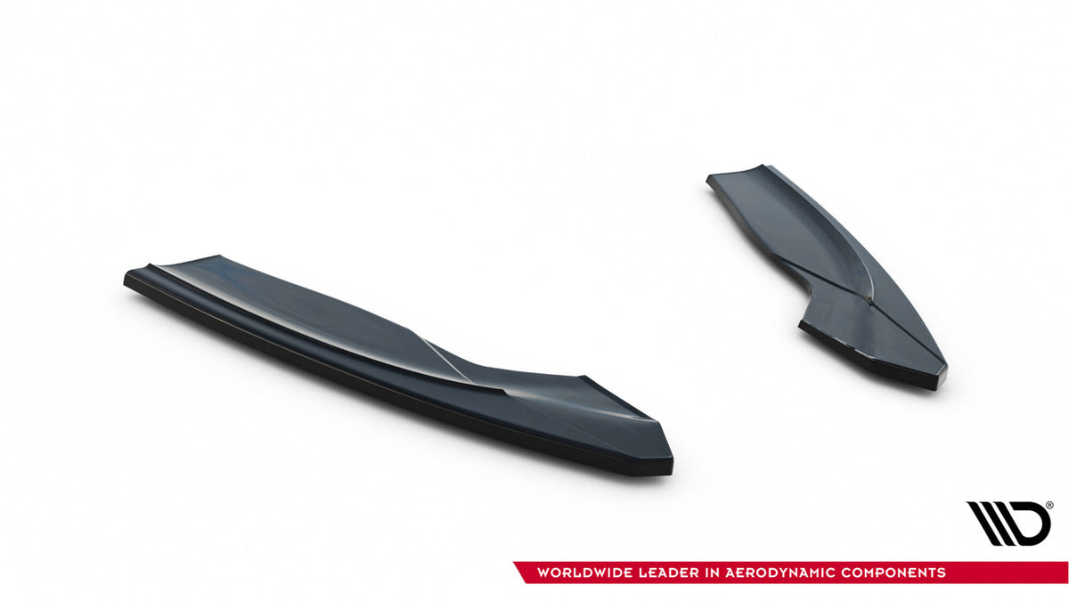 Heck Ansatz Flaps Diffusor V.2 passend für Ford Focus ST Mk2 FL schwarz Hochglanz – Ansicht 5