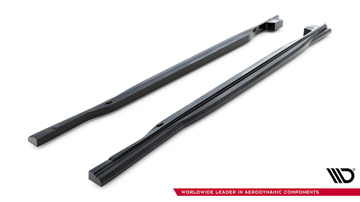 Street+ Seitenschweller Leisten passend für Land Rover Range Rover Sport Mk2 Facelift schwarz Hochglanz – Ansicht 6