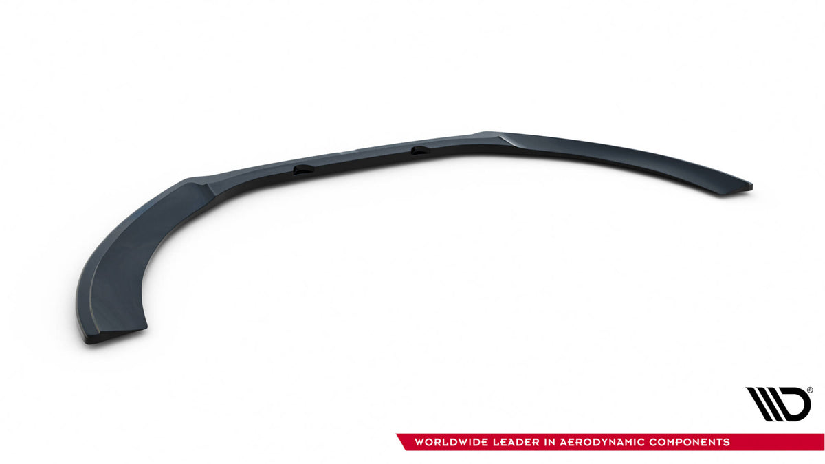 Street+ Spoilerlippe Front Ansatz V.1 passend für Audi RS6 C7 / C7 Facelift schwarz Hochglanz – Ansicht 6