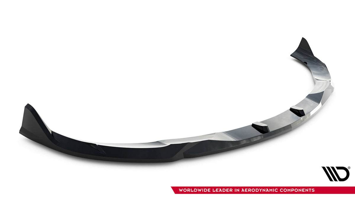 Street+ Spoilerlippe Front Ansatz V.2 passend für Mercedes-AMG CLE 53 C236 schwarz Hochglanz – Ansicht 5