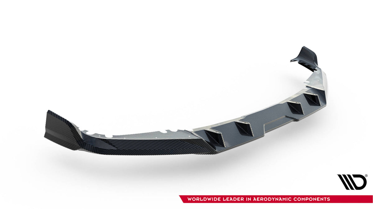 Prepreg Carbon Fiber Street+ Spoilerlippe Front Ansatz passend für BMW X5 M F95 Facelift – Ansicht 9