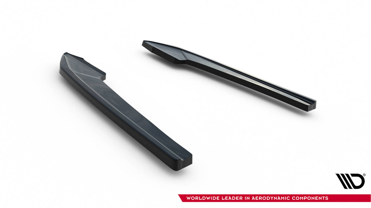Heck Ansatz Flaps Diffusor V.3 passend für Audi A4 S-line B9 schwarz Hochglanz – Ansicht 7