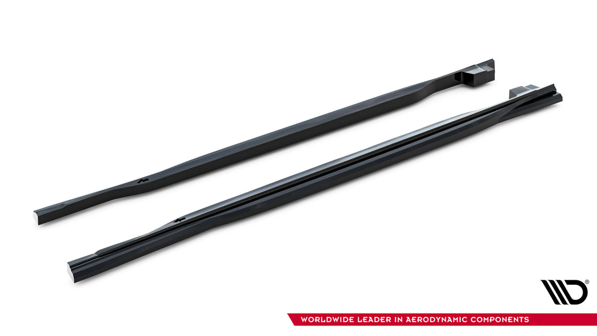 Street+ Seitenschweller Leisten passend für Land Rover Range Rover Sport Mk2 Facelift schwarz Hochglanz – Ansicht 5