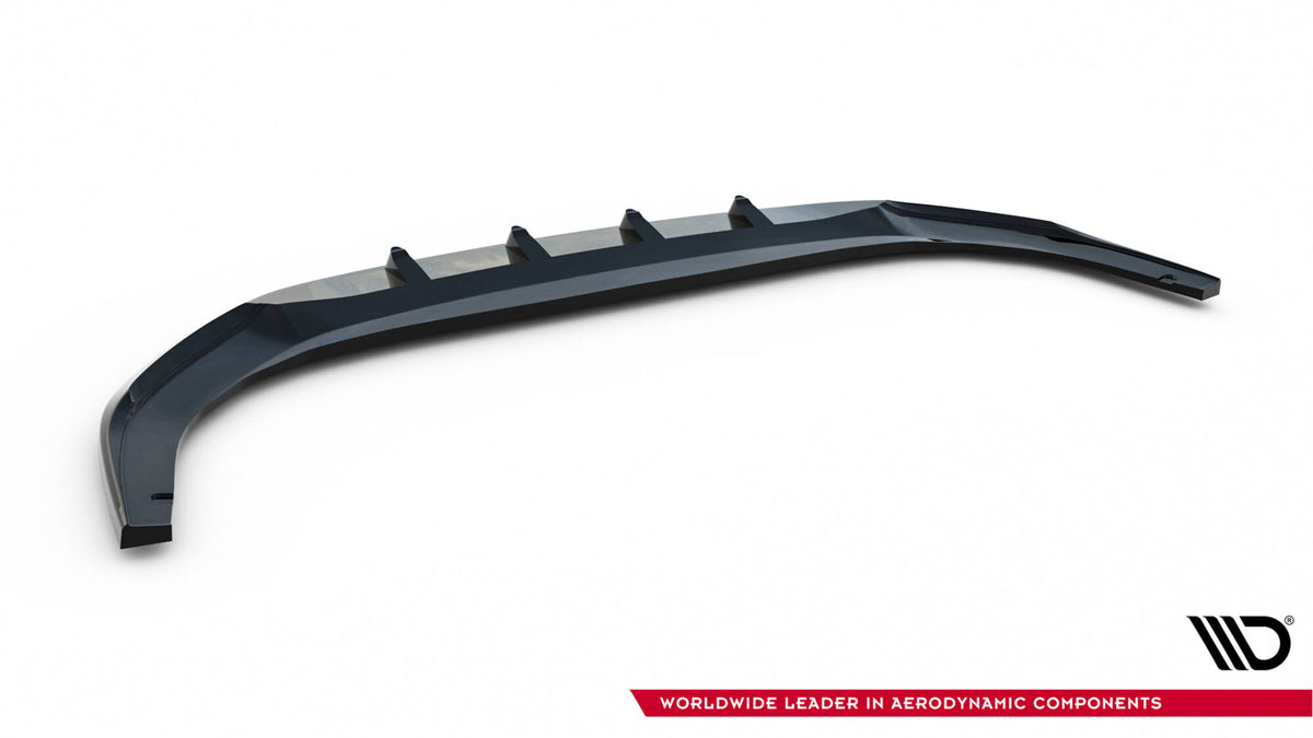 Street+ Spoilerlippe Front Ansatz V.5 passend für VW Golf GTI / GTE / R-Line Mk8 Facelift schwarz Hochglanz – Ansicht 6