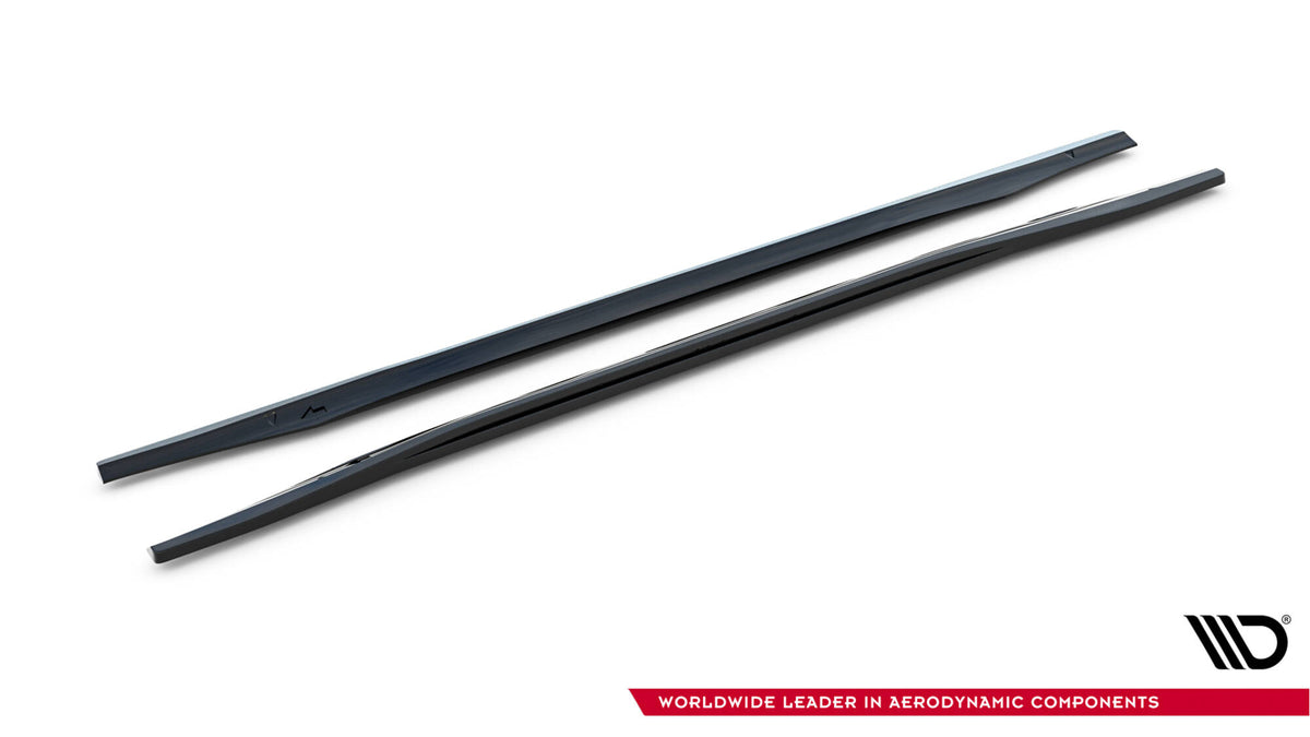 Street+ Seitenschweller Leisten passend für Dodge Durango SRT Mk3  schwarz Hochglanz – Ansicht 6