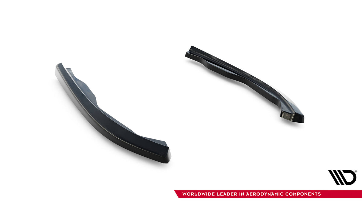 Heck Ansatz Flaps Diffusor passend für Renault Laguna Hatchback GT Mk3 schwarz Hochglanz – Ansicht 6