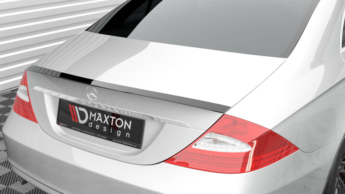 Heckspoiler Lippe Mercedes-Benz CLS C219 schwarz Hochglanz – Ansicht 1