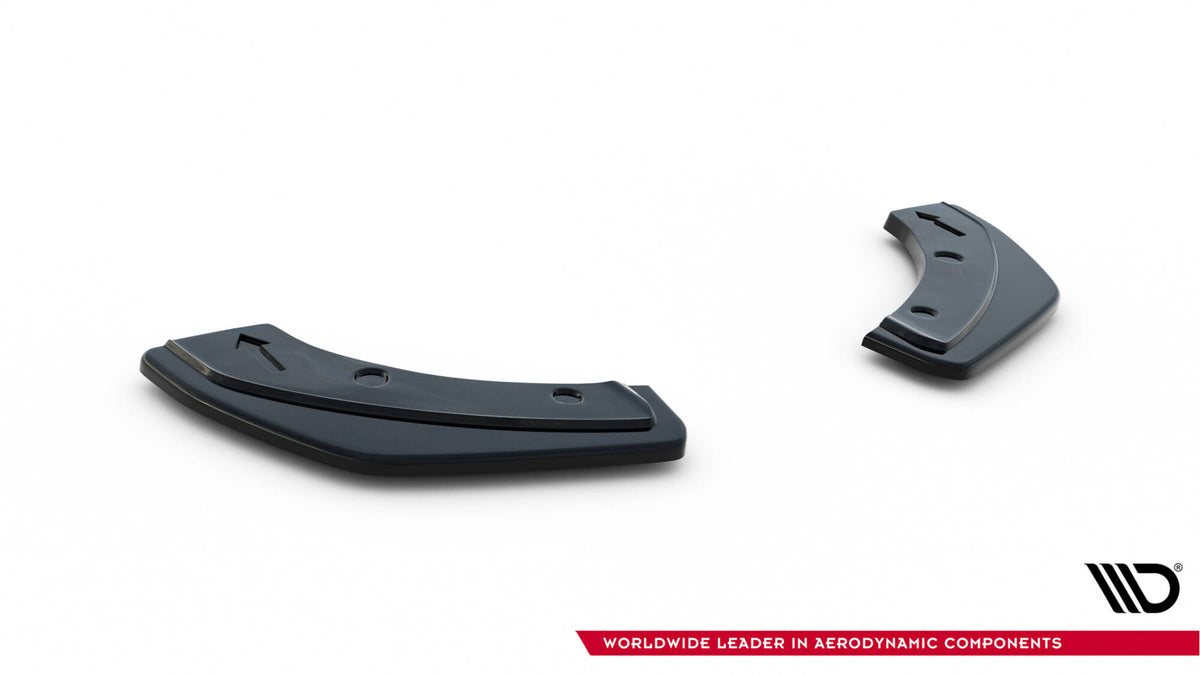 Heck Ansatz Flaps Diffusor passend für Peugeot RCZ Mk1 / Mk1 Facelift schwarz Hochglanz – Ansicht 5