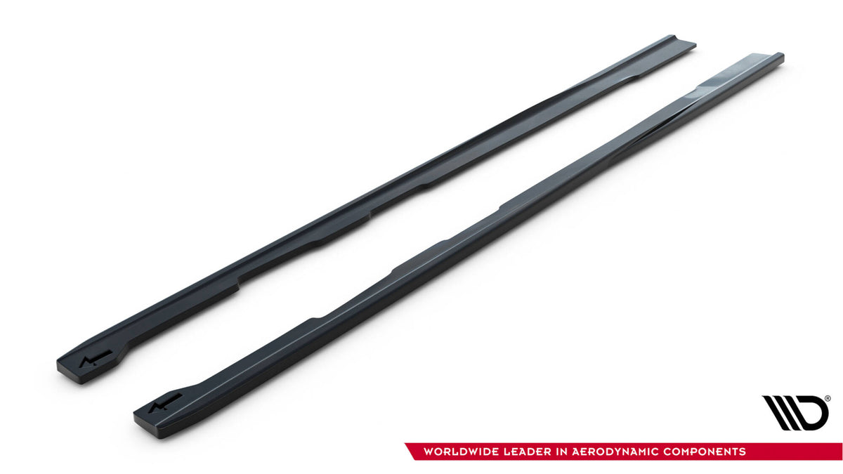 Street+ Seitenschweller Leisten V.2 passend für Audi RS6 C7 / C7 Facelift schwarz Hochglanz – Ansicht 5