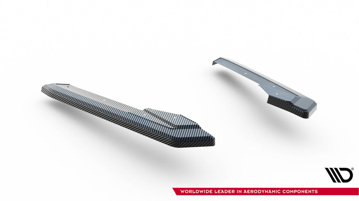 Prepreg Carbon Fiber Heck Ansatz Flaps Diffusor passend für Audi RS7 C8 – Ansicht 5