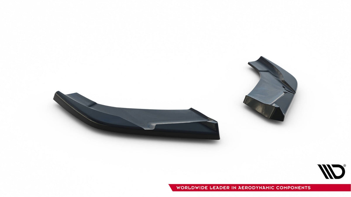 Heck Ansatz Flaps Diffusor V.5 passend für Hyundai I30 N Hatchback Mk3 Facelift schwarz Hochglanz – Ansicht 5